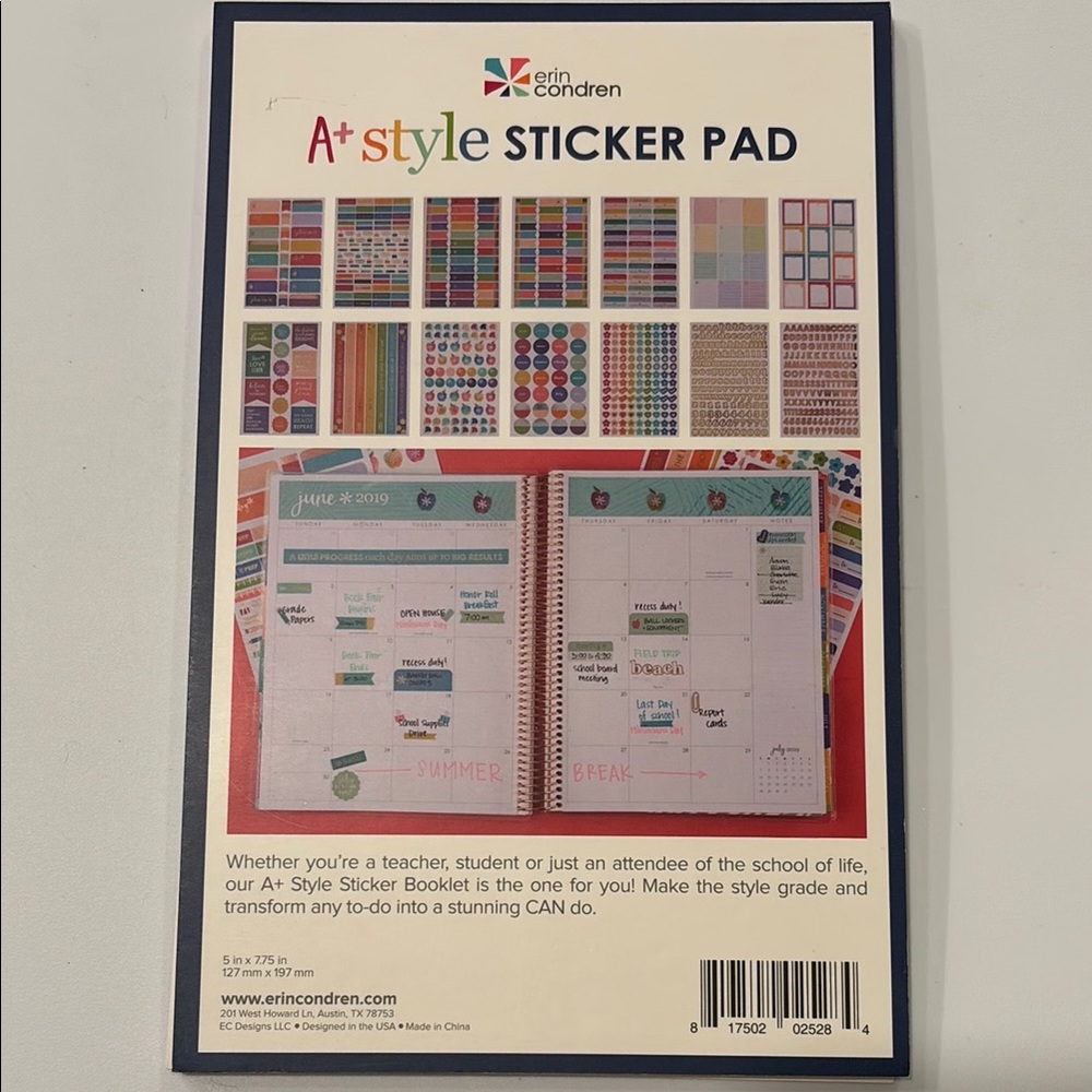 Erin Condren Gently Used Sticker Assortment - Picture 3 of 8